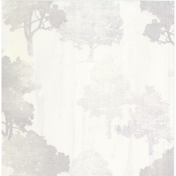 KItchen & Bath Essentials by Brewster 2766-95575 Opuntia Cream Tree Silhouettes