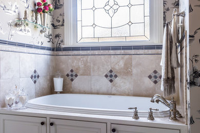 Bathroom - transitional bathroom idea in Raleigh