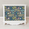 Groovy Garden Navy Peel & Stick Wallpaper, Bolt