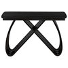 Noir Furniture Sungkai Infinity Console Table With Charcoal Black AE-250CHB