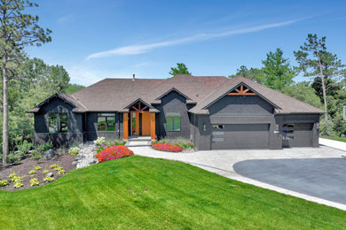 This is an example of a modern house exterior in Omaha.