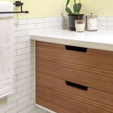 Primary Bath - Vanity With Integrated Pull Cutouts