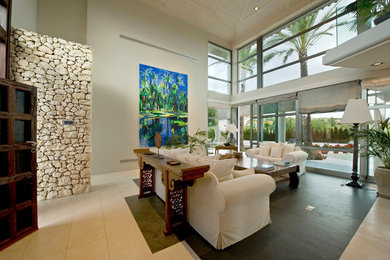 Residencia mediterránea sobre green de golf