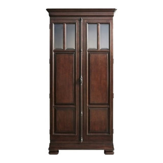 Beaumont Lane Tall Cabinet in Rustic Cherry Traditional China