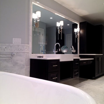 Ebony and Carrera Bath