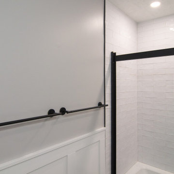 Traditional Style Master Bath With Walk-In Shower & Stand Alone Tub