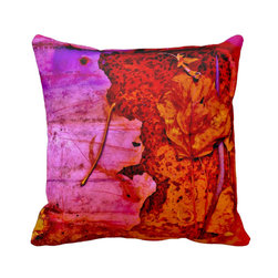 "Pink Wagon One" JTG Art Pillow - Decorative Pillows