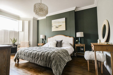 Contemporary bedroom in London.