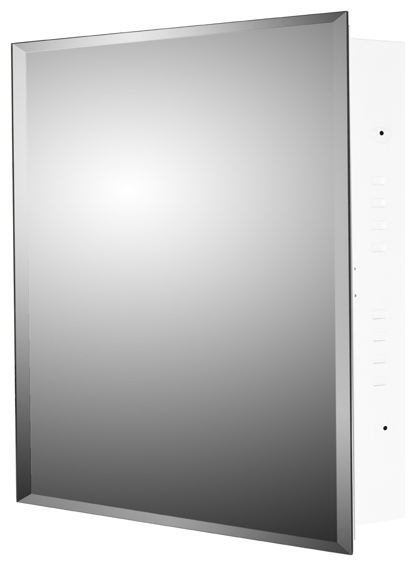 Euroline Medicine Cabinet, 18"x24", Beveled Edge, Flush Mounted