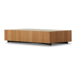 ZINHOME - Hudson Lrg Rect Coffee Table-Natural - Coffee Tables