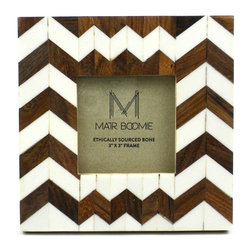 Matr Boomie - Rudra Bone and Wood Frame For A 3X3 Photo, Matr Boomie - Picture Frames
