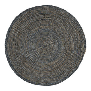 Hand Woven Brice Area Rug BIC-7006, 3' Round - Beach Style - Area Rugs ...