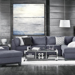 "True Blue Hints" - Paintings