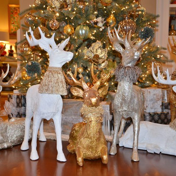 MY 2014 CHRISTMAS TREE, REINDEER & TABLE SETTINGS