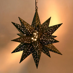 Rustic Tin Star Lights - Products