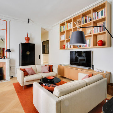 Appartement haussmannien transformé