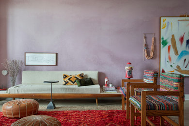 Inspiration for a 1960s living room remodel in Austin