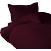 600 TC Duvet Cover Solid Wine, King