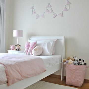 Pink and White Simplicity - Girls Bedroom
