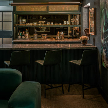 Moody, Artful Bar & Lounge - Dark Walls, Wet Bar - Studio City, Los Angel