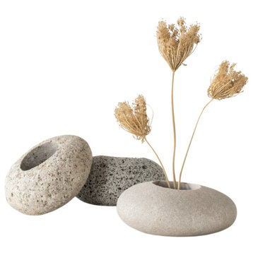 Stone Ikebana Vase