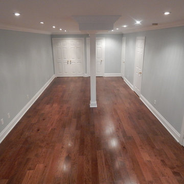 Basement Reno with Full Underpin, 8' Ceilings and Partial Flush Beam
