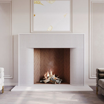 Saint Mary Grand Fireplace Surround