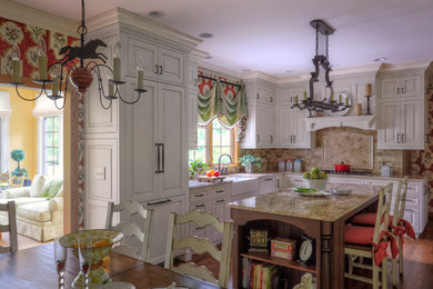 Example of a kitchen design in Chicago