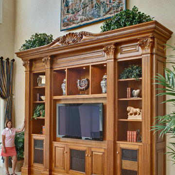 Florida Residence Butternut Entertainment Center