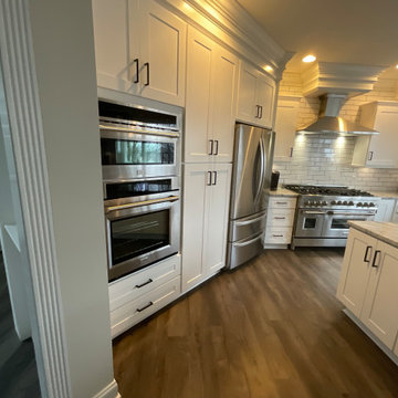 Before & After Shaker White Kitchen