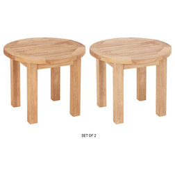 Transitional Side Tables And End Tables by warner levitzson teak outdoor furniture