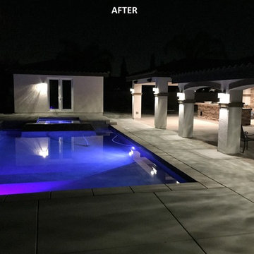 Garage, Patio and Poolhouse in Eastvale, Ca.