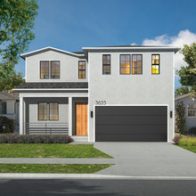 Front of the house and Garage