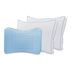 SensorPedic MemoryLoft Deluxe Gusseted Pillow With Nanotex - Products