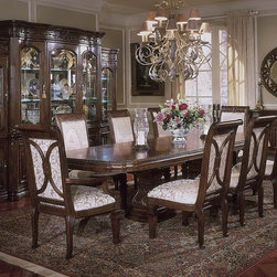 "Michael Amini" Hazelnut Dining Room Set, Villagio Collection - Furniture