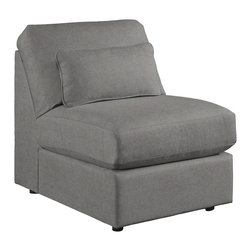 Structure Armless Middle by La-Z-Boy shown in Ash - Products