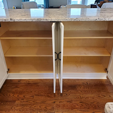 Kitchen rework with movable island