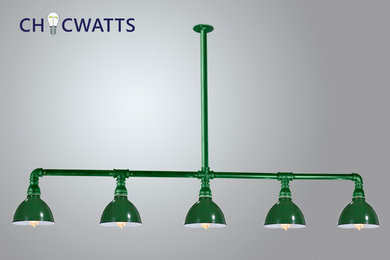 Barn light/ Warehouse light Series - Green 5 Bulb