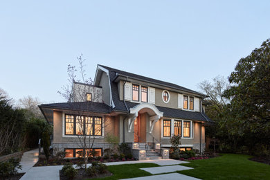 Example of an exterior home design in Vancouver
