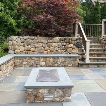 Gas fire pit