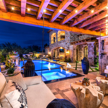 Expensive Patio's built by Fratantoni Luxury Estates!