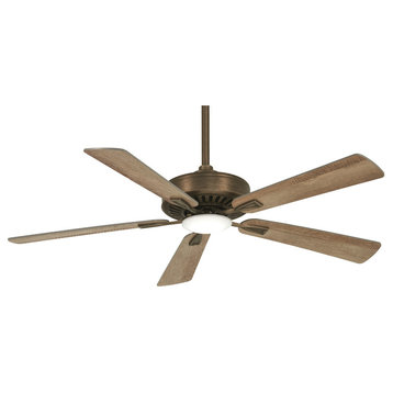 Minka-Aire Contractor LED 52" Ceiling Fan F556L-HBZ, Heirloom Bronze