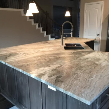 FANTASY BROWN LEATHER KITCHEN