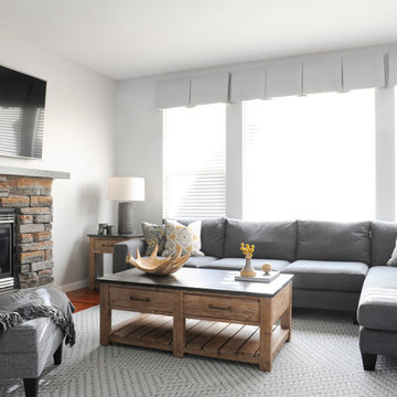 Rustic Touch Family Room