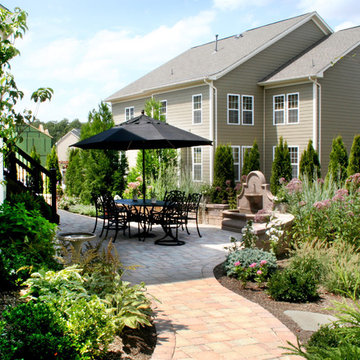 Summertime garden dining