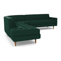 50 Most Popular Green Sectional Sofas For 2020 Houzz