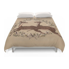 Milady Duvet Cover Collection Society6 Society6 Jumping Deer