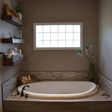 Carmel, IN Transitional Master Bathroom Update
