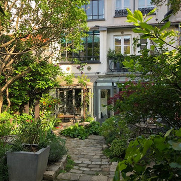 Aménagement paysager d'un jardin de ville à Malakoff...