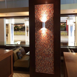 Glass Tile Installation Hirsch Murano Vena SM0001 - Mosaic Tile